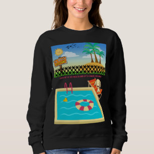 Beach loving Dog Ready to Hit the Sands Wishing Sweatshirt