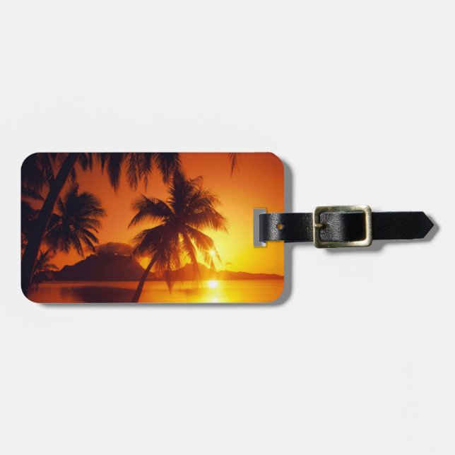 Beach Luggage Tag (Front Horizontal)