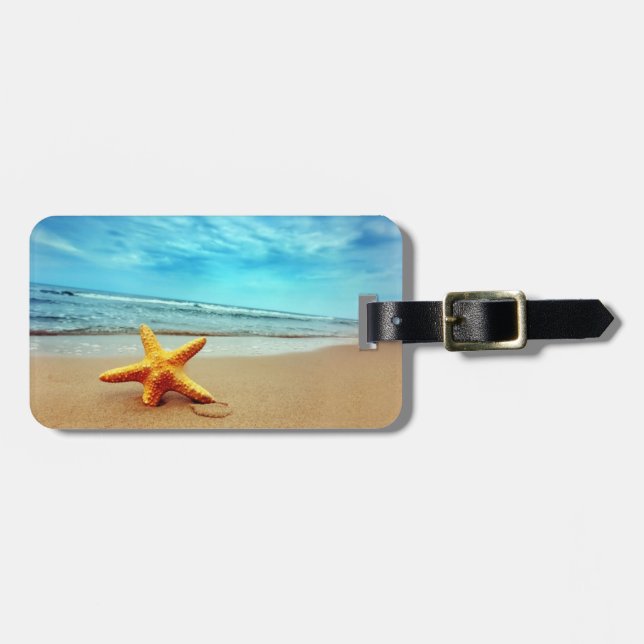 Beach Luggage Tag (Front Horizontal)