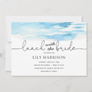 Beach Lunch with the Bride Shower Invitation