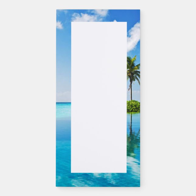 Beach Magnetic Notepad (Front)