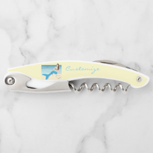 Beach Mermaid Valentine Thunder_Cove Waiter's Corkscrew