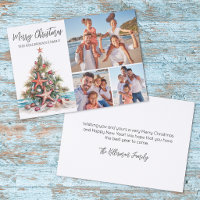 Beach Merry Christmas Family Holiday