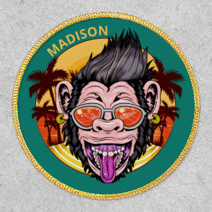 Beach Monkey custom name Patch
