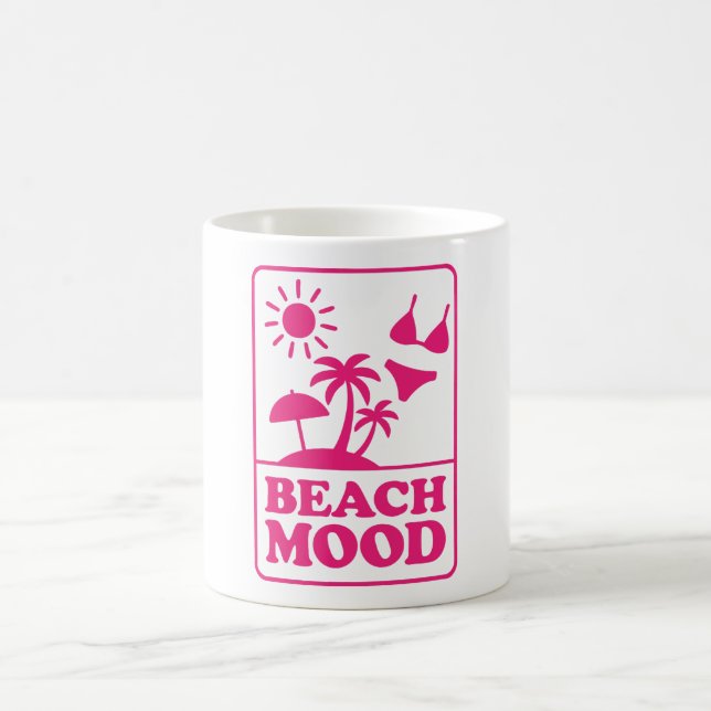 Beach Mood  Coffee Mug (Center)