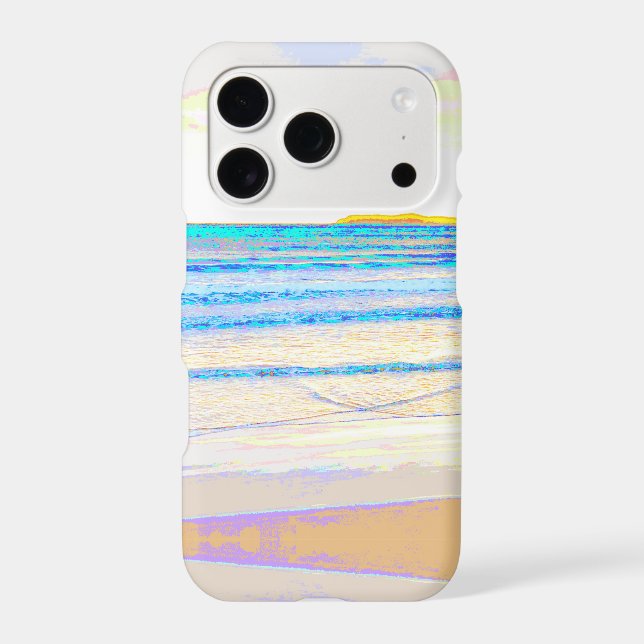 Beach morning light  iphone case (Back)