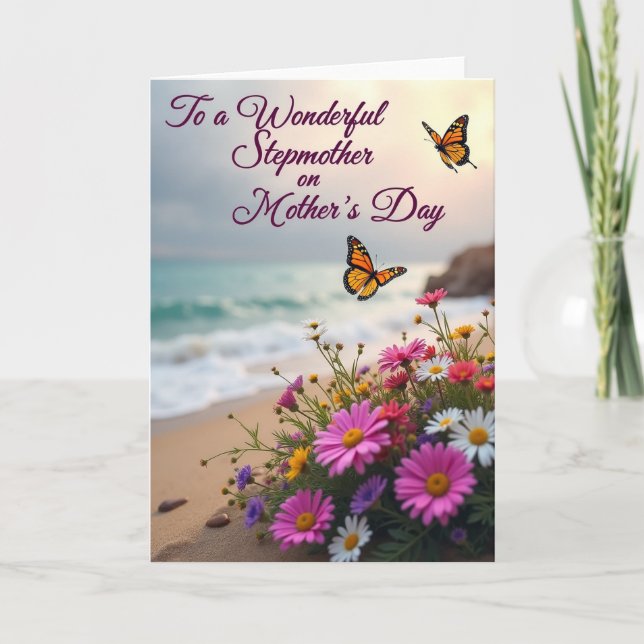 Beach Mothers Day Card (Front)