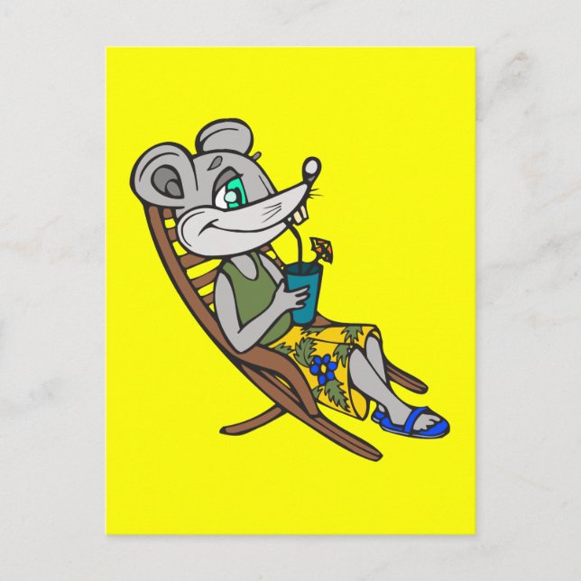 Beach Mouse Postcard (Front)