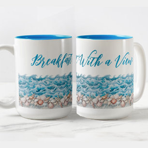 Beach Mug Breakfast With a View