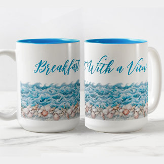 Beach Mug Breakfast With a View