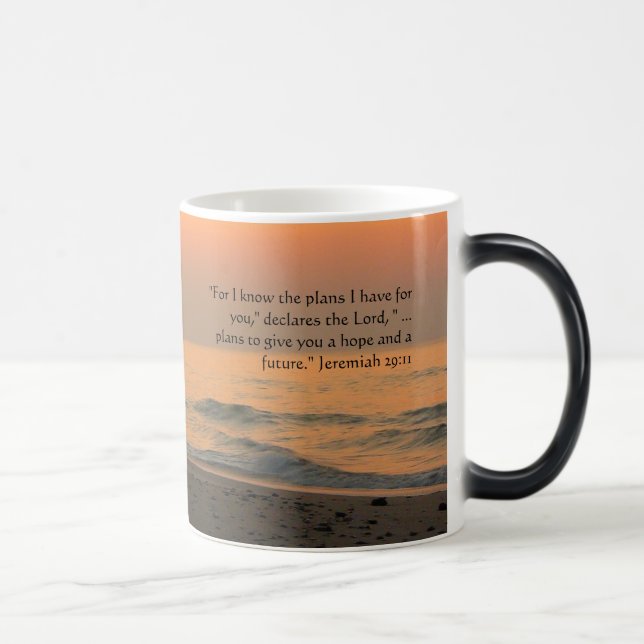 Beach Mug - Jeremiah 29:11 (Right)