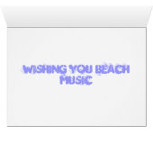 beach music art cards (Inside Horizontal (Bottom))
