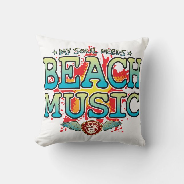 Beach Music Soul Cushion (Front)