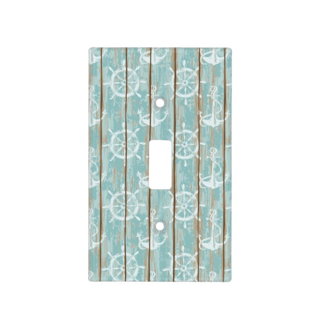 Beach Nautical Light Switch Cover Wall Plate  (Front)