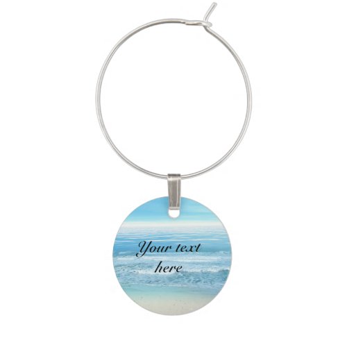 Beach Nautical Theme Wine Charm