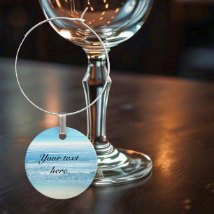 Beach Nautical Theme Wine Charm