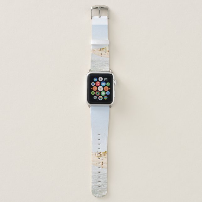 Beach near building at daytime apple watch band (Front)