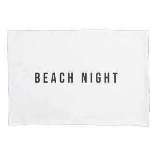 Beach Nigh Pillow Pillow Case