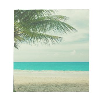 Beach Notepad by QuoteLife at Zazzle