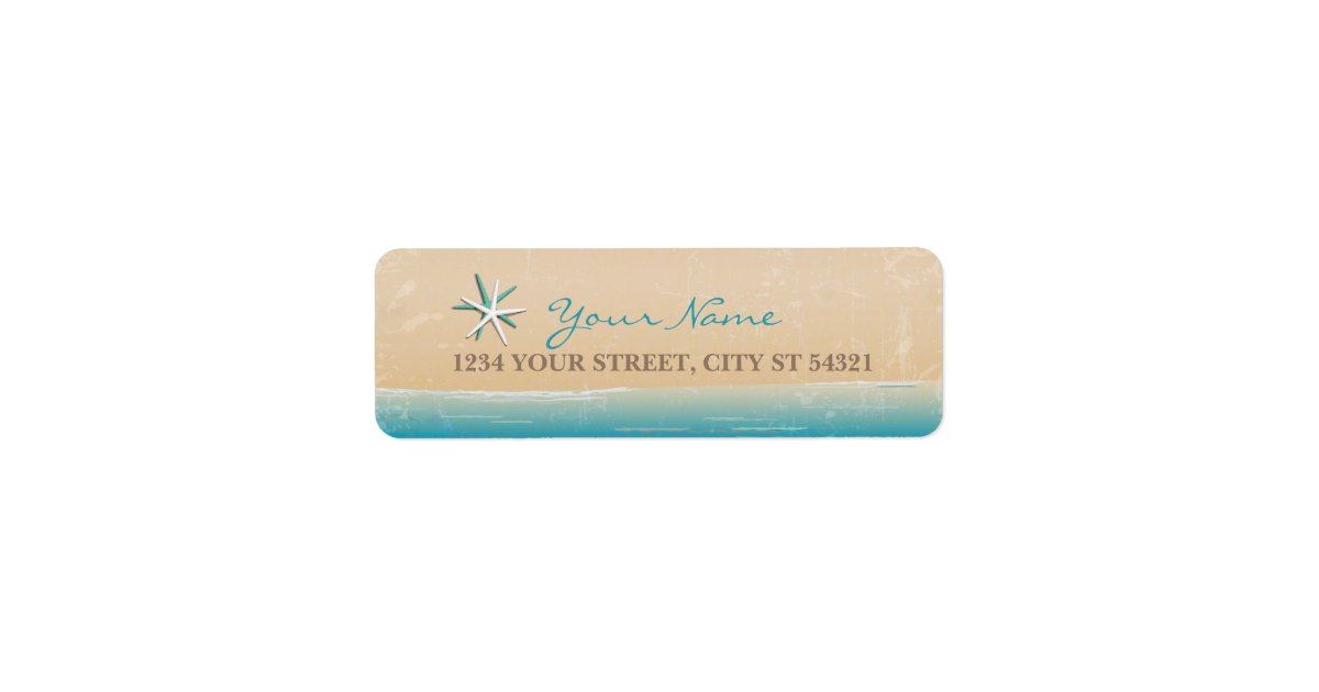 Beach, Ocean Address Labels | Zazzle
