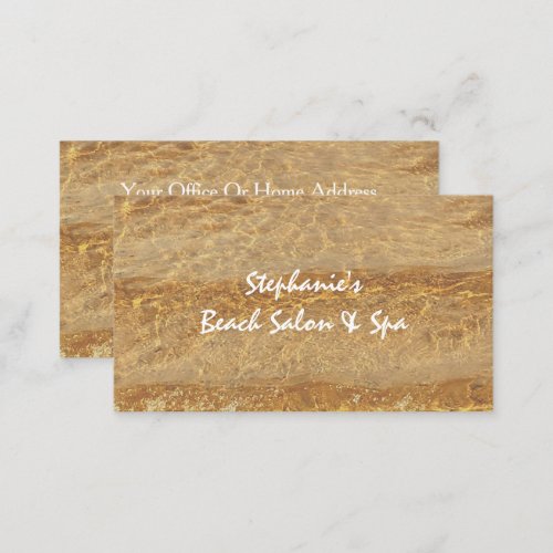 Beach Ocean Clear Water Nautical Tropical Paradise Business Card