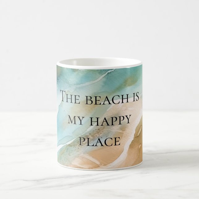 Beach Ocean Coffee Mug (Center)