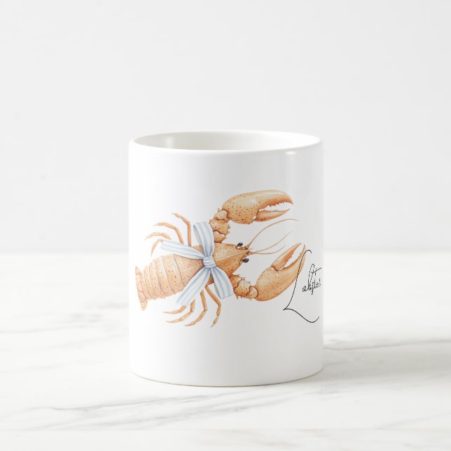 Beach Ocean Lobster  Coffee Mug (Center)