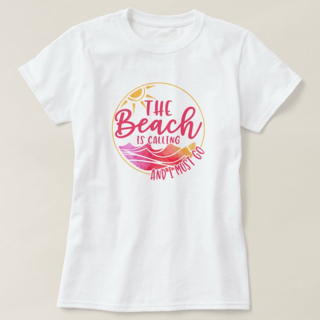 Beach Ocean Love T-Shirt (Design Front)