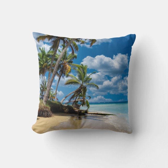 Beach Ocean Photo 168 Throw Pillow (Front)