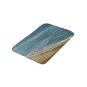 Beach Ocean Sand Blue Water Tropical Bath Mat (Angled)