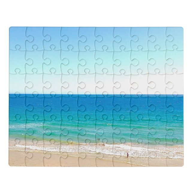 Beach Ocean Sea Blue sky Landscape tropical Jigsaw Puzzle (Puzzle Horizontal)
