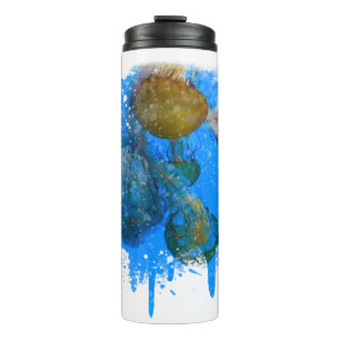 *~* Beach Ocean Sea Nautical Artsy Jelly Fish Thermal Tumbler