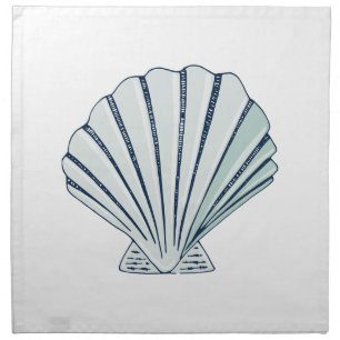 Beach Ocean Sea Shell Cloth Napkin
