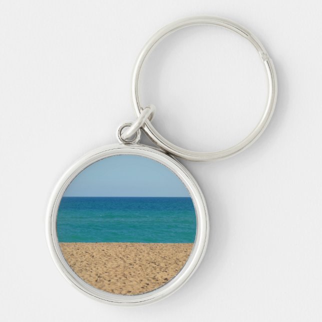 Beach, Ocean, Sky Keychain (Front)