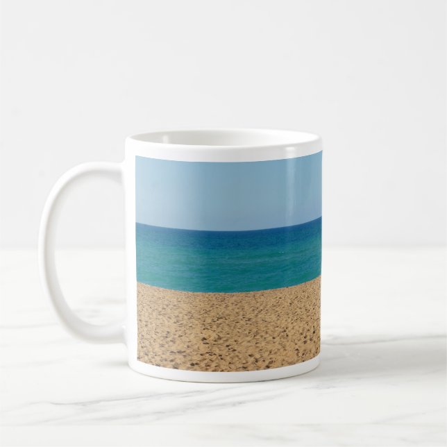 Beach, Ocean, Sky Mug (Left)