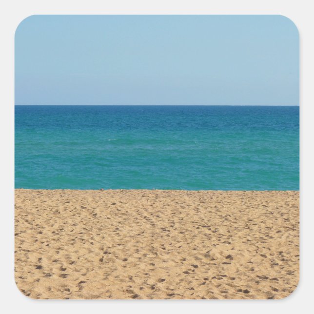 Beach, Ocean Sky Stickers (Front)
