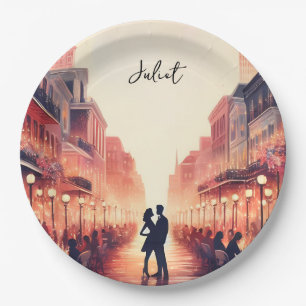 Beach Ocean Summer New Orleans Bridal Shower Paper Plates
