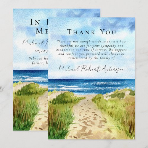 Beach Ocean Tribute Sympathy Funeral 