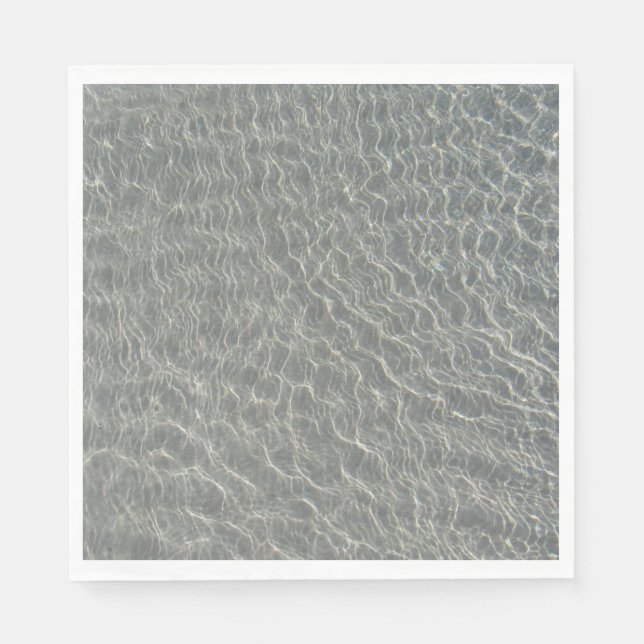 Beach Ocean Water Ripples & Sand Napkins (Front)