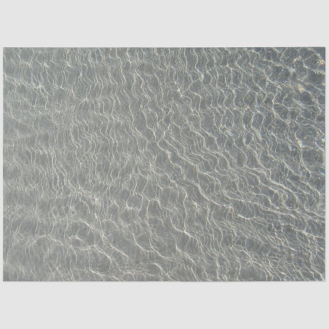 Beach Ocean Water Ripples & Sand Tissue Paper (Front)