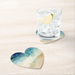 Beach Ocean Waves Paper Coaster