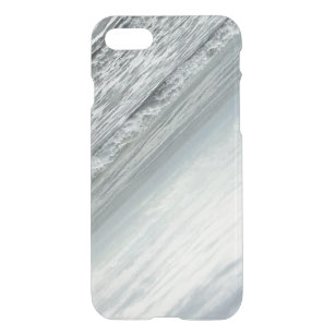 Beach Ocean Waves Water Sky Blue White Grey Cool iPhone SE/8/7 Case