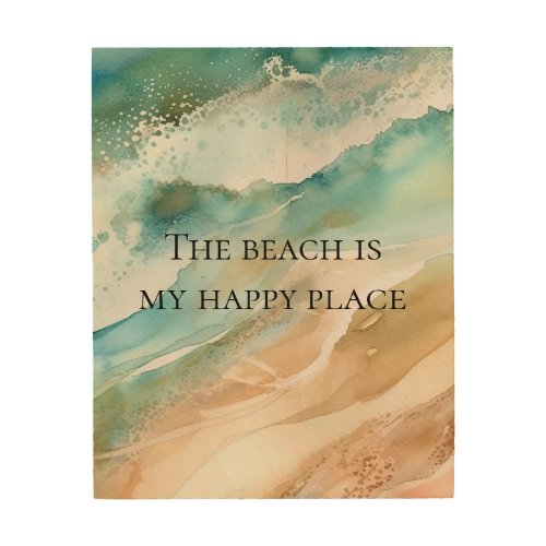 Beach Ocean Wood Wall Art