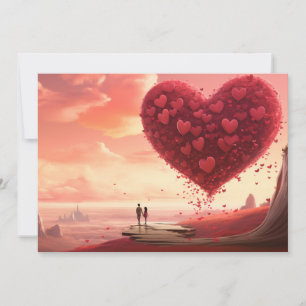 Beach of Love: Write your letter - Valentine Card