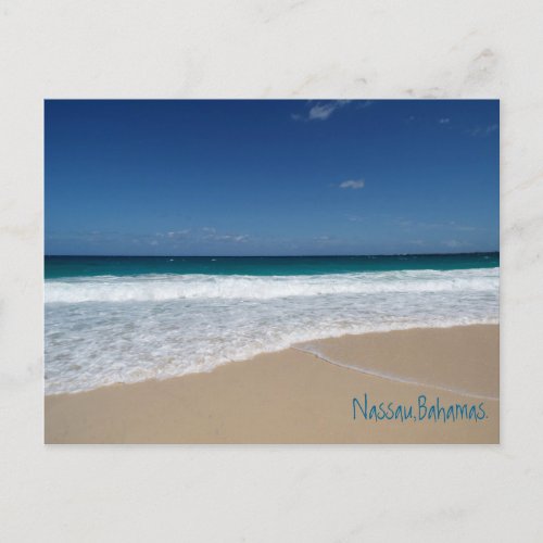 Beach of NassauBahamas Postcard