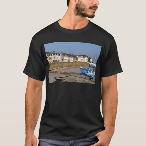 Beach of Saint_Vaast_la_Hougue in France T_Shirt