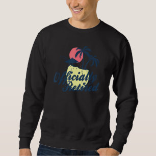 Beach Officially Retired Retirement Sweatshirt