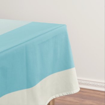 Beach Palette Stripe Tablecloth by SimplyChicHome at Zazzle