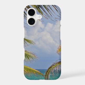 Beach Palm Framed iPhone 17 Case