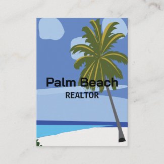 Beach Palm Tree Realtor Beach